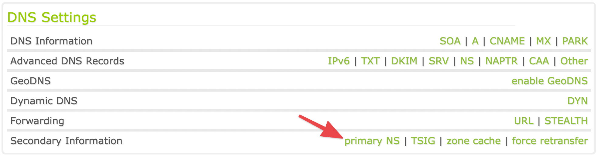 DNSimple configuration is successful