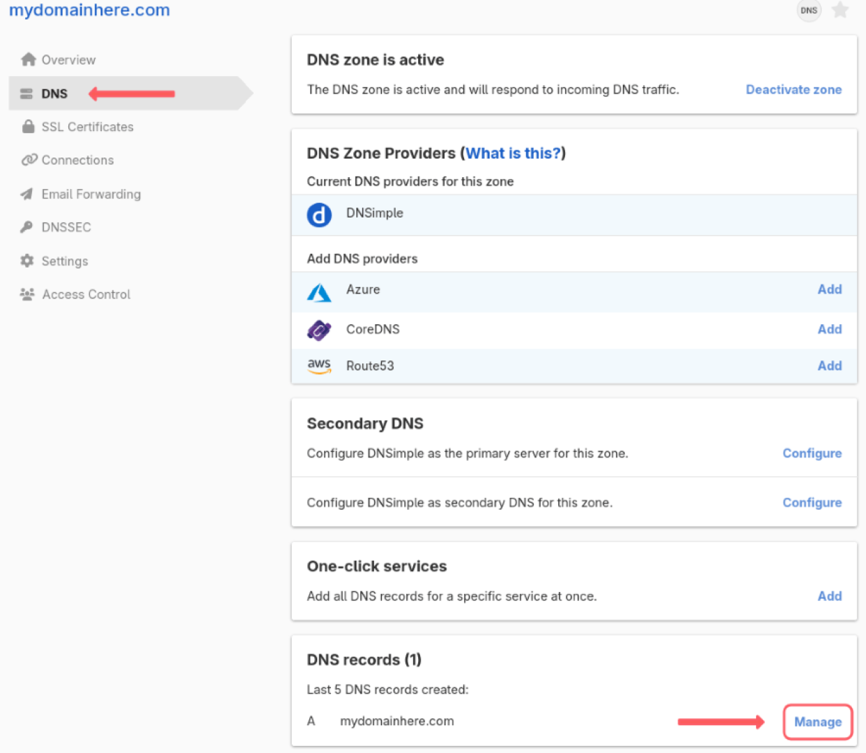 DNS Zone Management