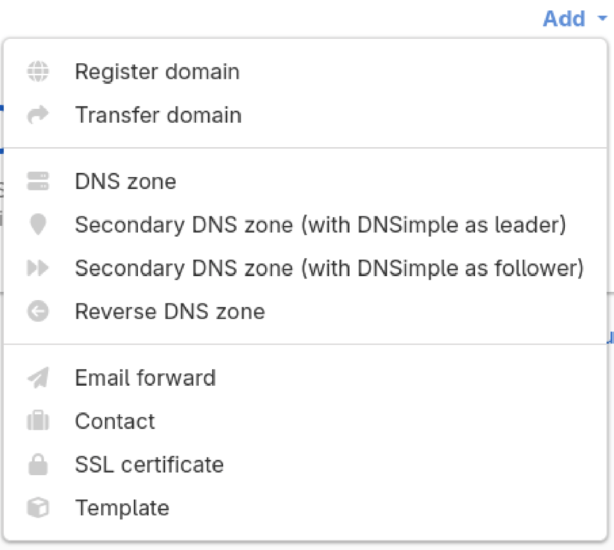 Add Menu - Register
