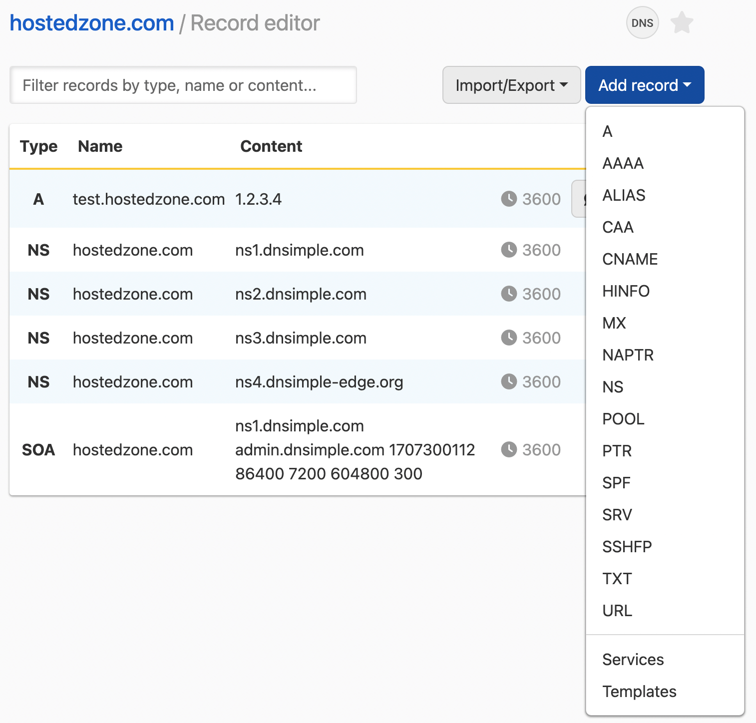 Select Record Type